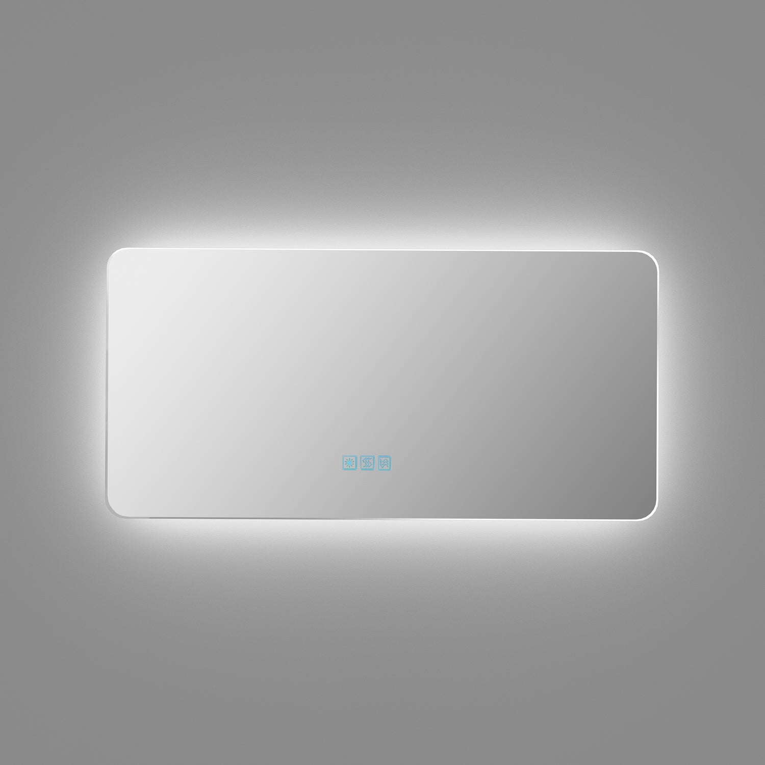 MAIYA |  מראה מרחפת מלבנית עם נורת לד